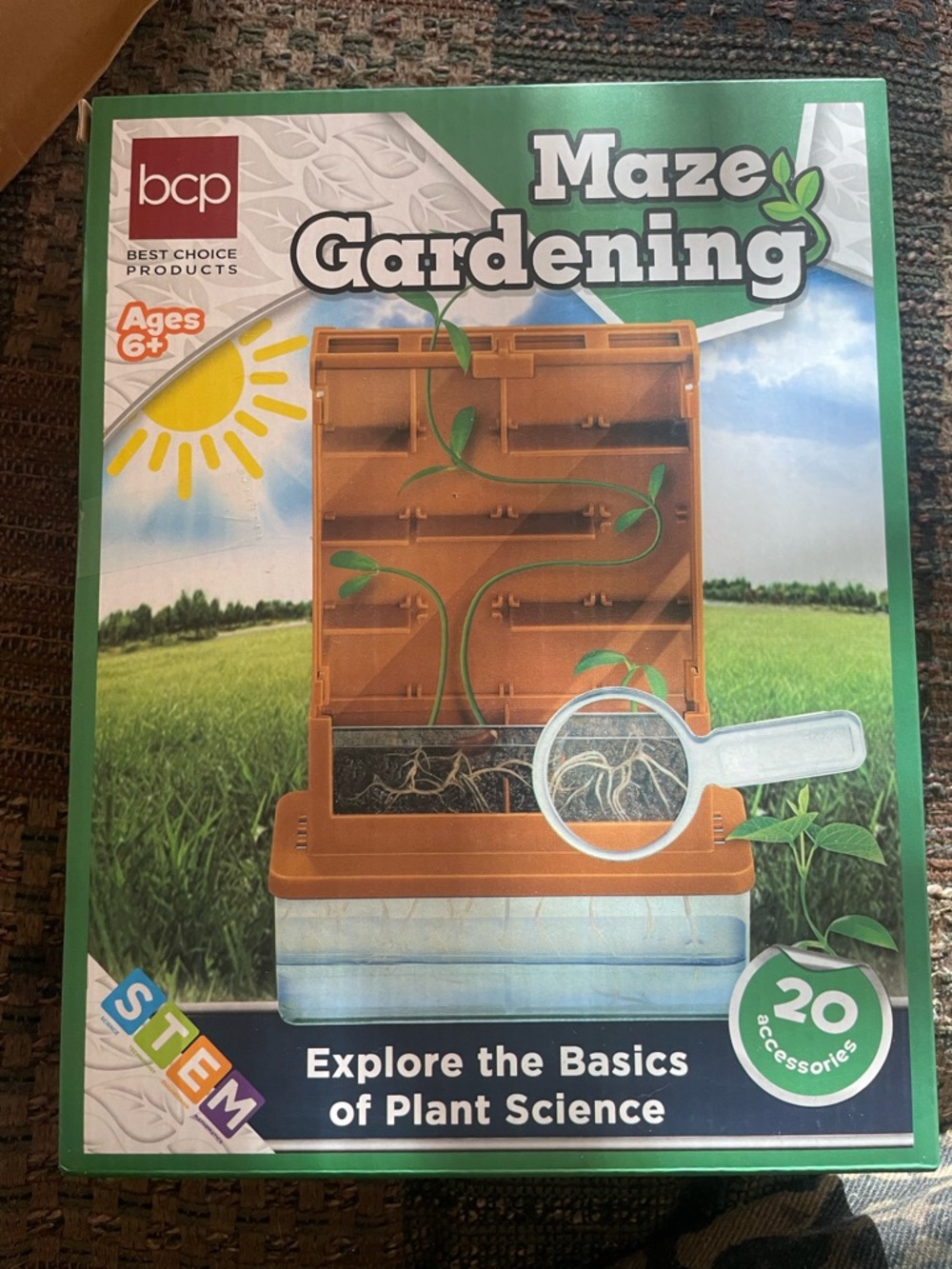 Maze Gardening STEM Kit by BCP - Orange & Green